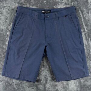Travis Matthew Golf Shorts Men 33 Blue Performance Stretch Spring Activewear